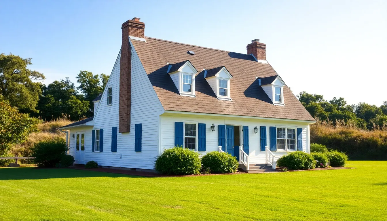 charming Cape Cod style home in a serene New England setting.